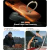 Torras Ostand Spin Air Back Cover Hülle mit MagSafe für Apple iPhone 17 Pro Max - Horizon Orange 6
