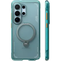 Torras Ostand Spin Air Back Cover Hülle mit MagSafe für Samsung Galaxy S26 Ultra - Glacier Green