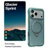 Torras Ostand Spin Air Back Cover Hülle mit MagSafe für Apple iPhone 17 Pro - Glacier Sprint 1