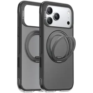 Torras Ostand O3 Air Back Cover Hülle mit MagSafe für Apple iPhone 17 Pro - Schwarz