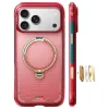 Torras Ostand Q3 Air Back Cover Hülle mit MagSafe für Apple iPhone 17 Pro Max - Wave of Passion 1