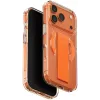 UNIQ Heldro Air MagClick MagSafe Back Cover Hülle für Apple iPhone 17 Pro Max - Transparent/Orange 0